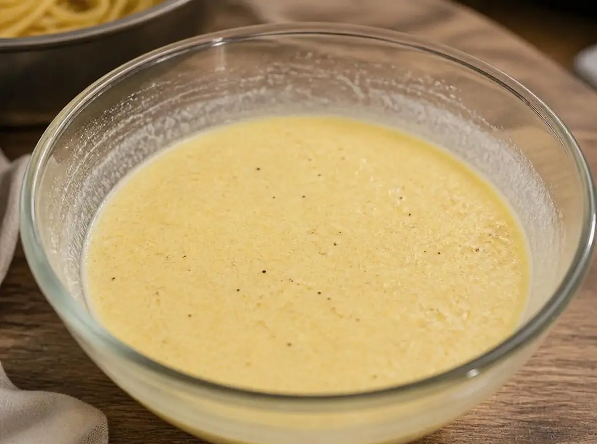 Carbonara uden fløde – trin 1