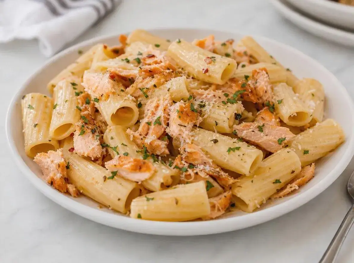 Pasta med laks uden fløde