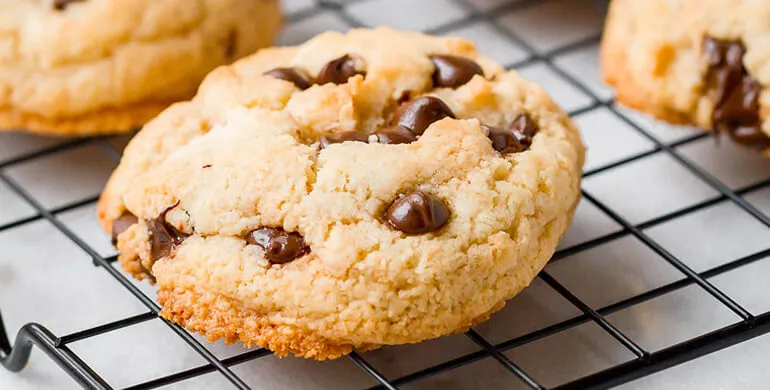 Banan cookies med chokolade