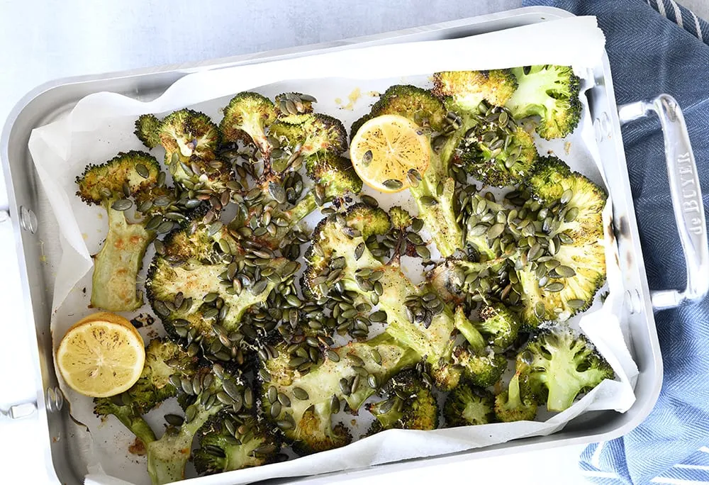 Bagt broccoli med vesterhavsost