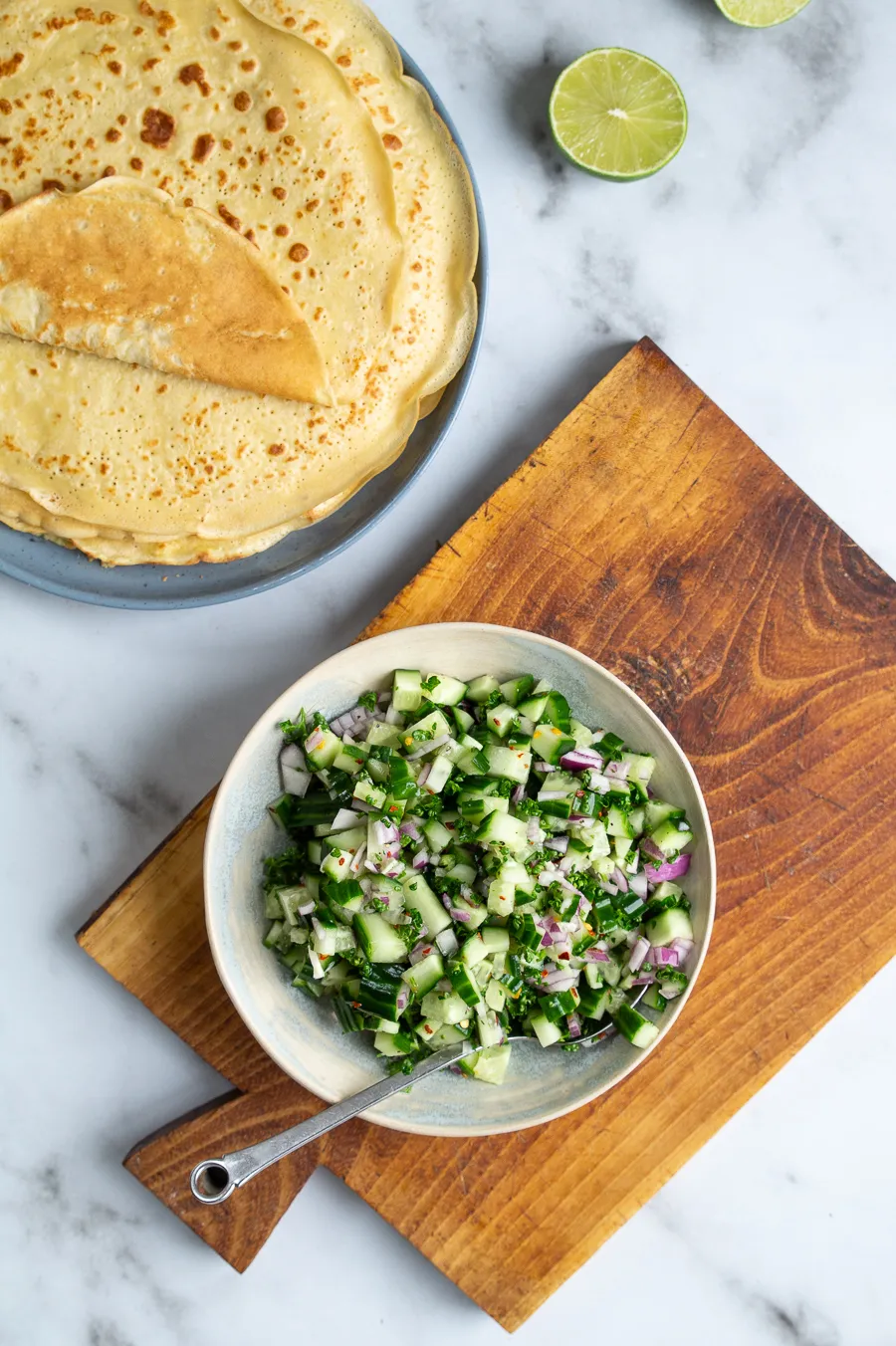 Agurkesalsa med persille