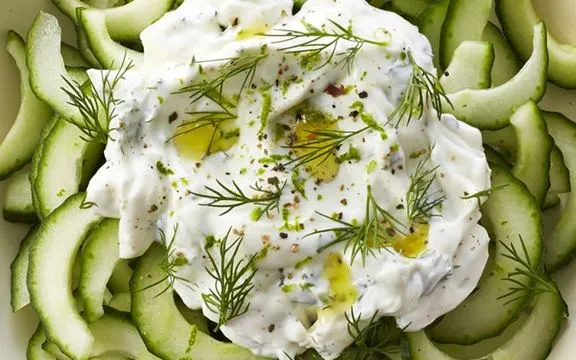 Tzatziki med agurk