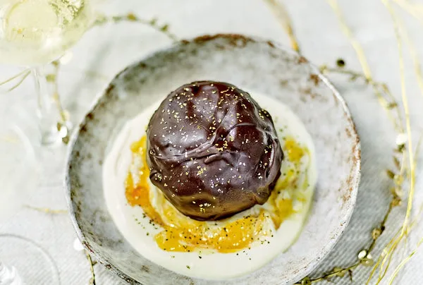 Chokoladeappelsinjulekage med olivenolie