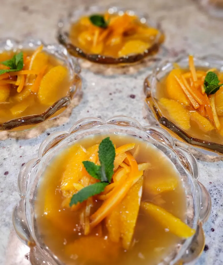 Spansk appelsindessert