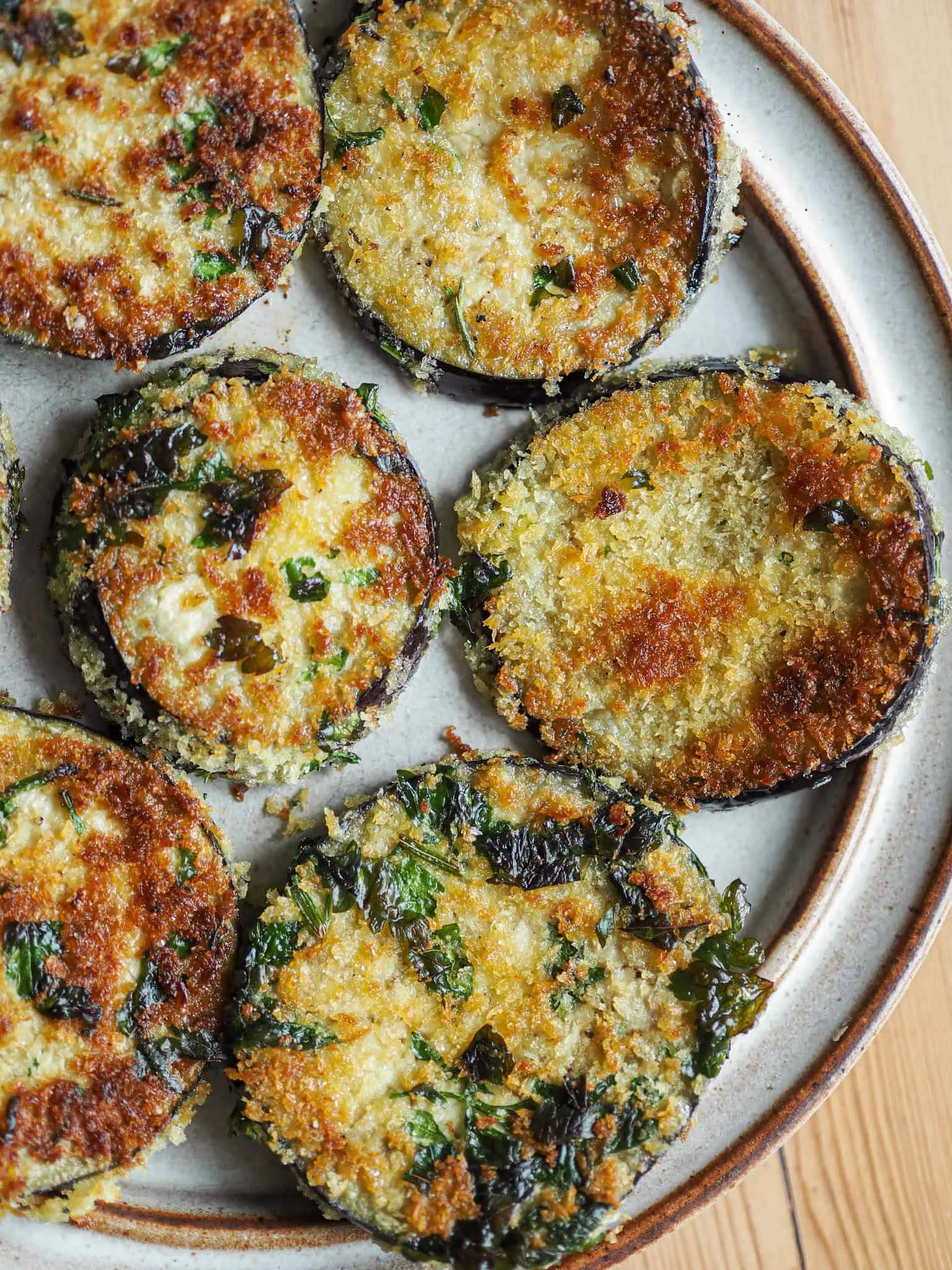 Aubergine bøffer
