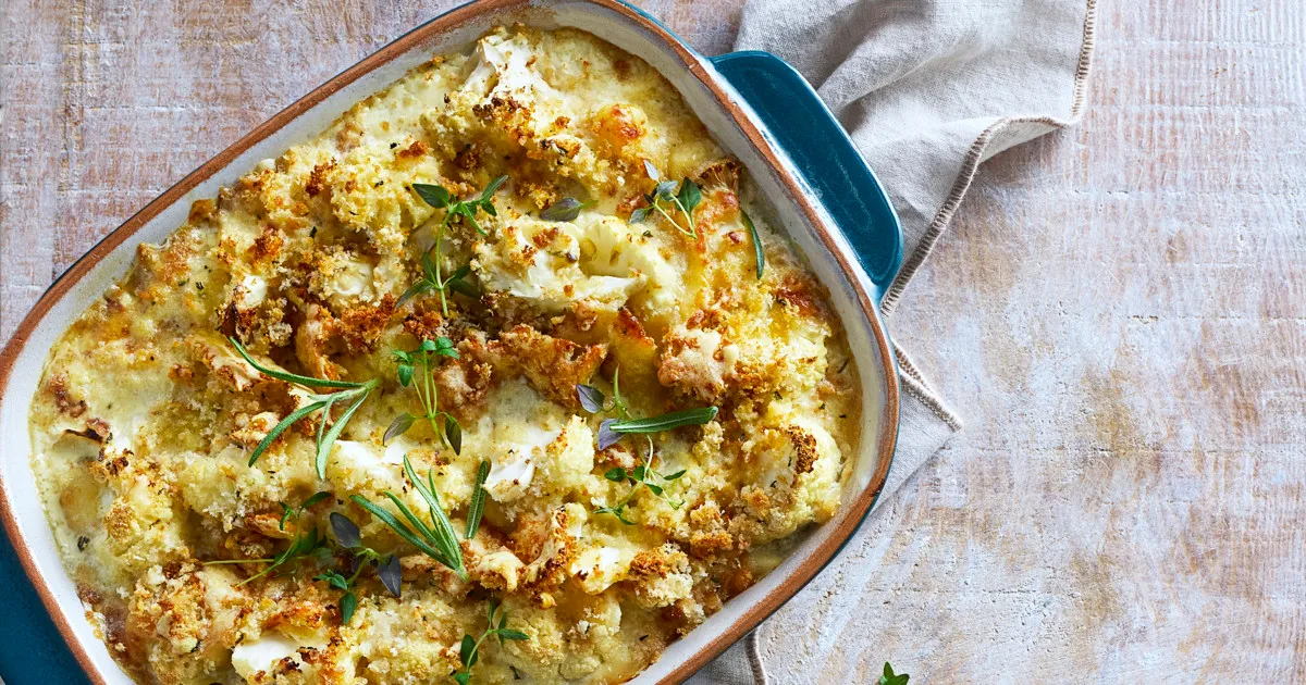 Gratineret blomkål