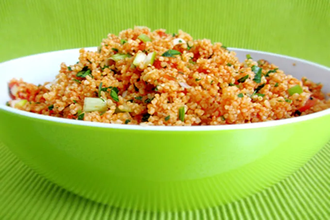 Bulgur med hirse og sesamfrø