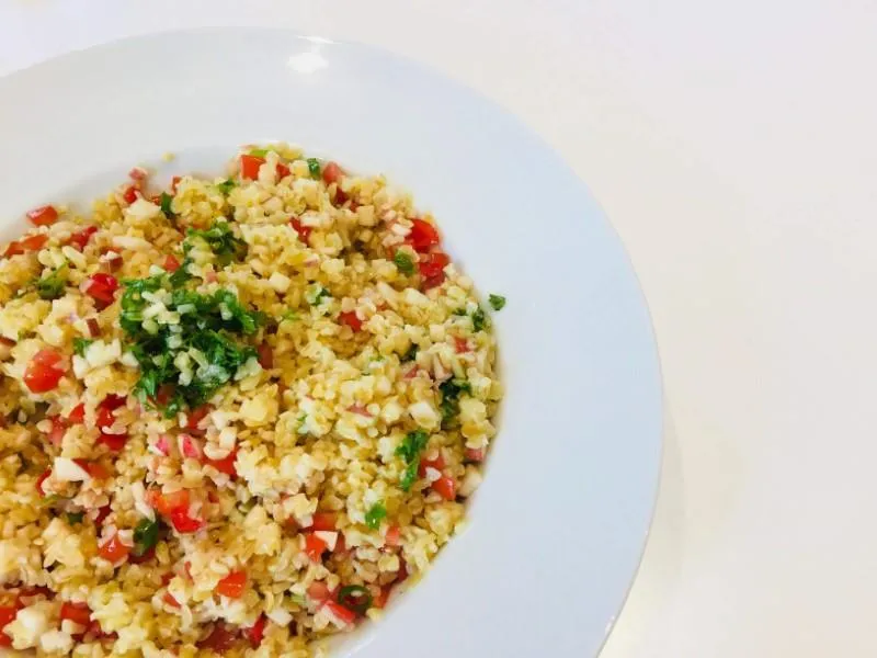 Tabouleh af grov bulgur
