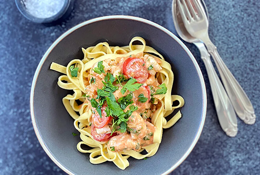 Pasta med jomfruhummere