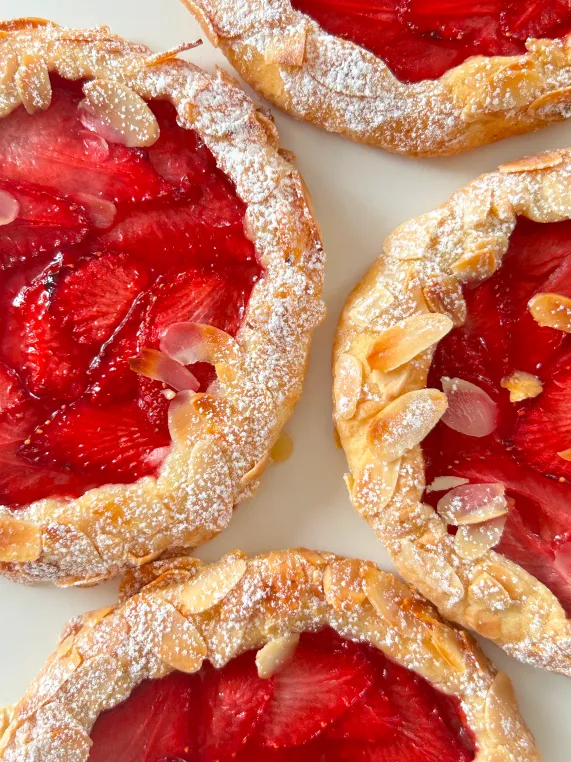 Jordbær galette