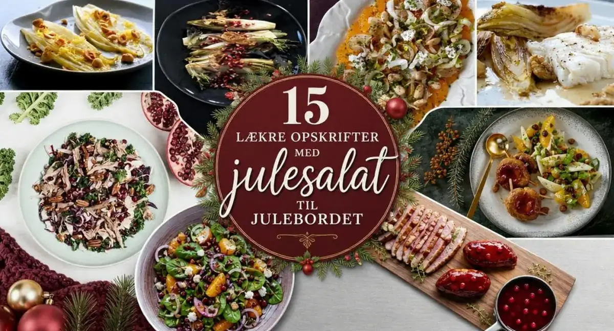 15 lækre opskrifter med julesalat til julebordet