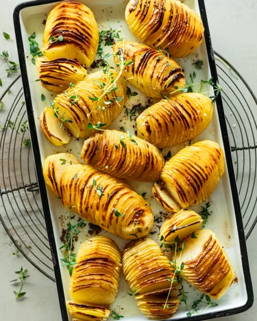 Hasselback kartofler