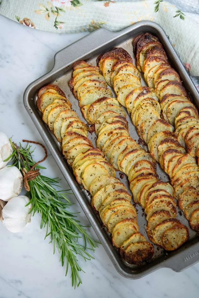 Taglagte kartofler med rosmarin