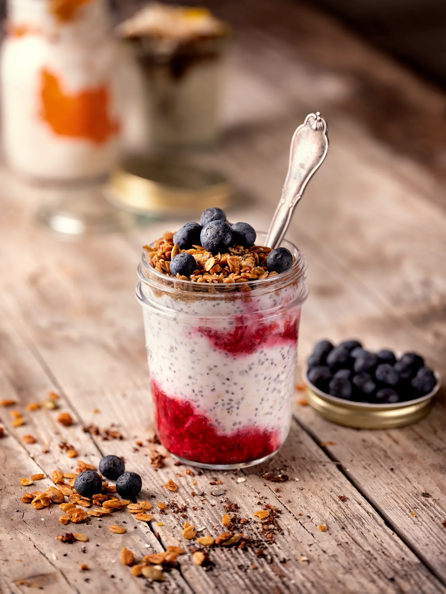 Chia-oats med bær