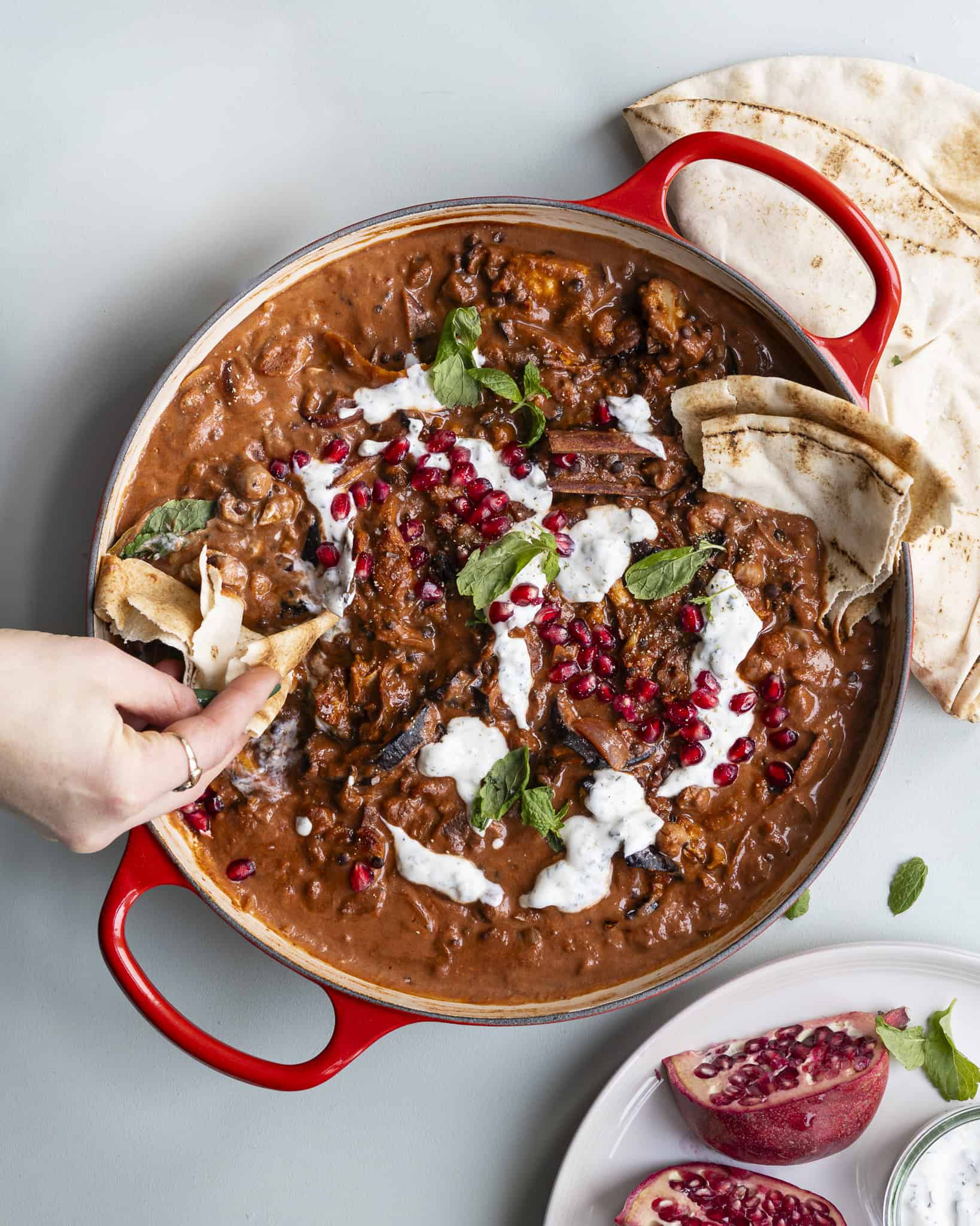 Marokkansk gryderet med kikærter (vegetarisk)