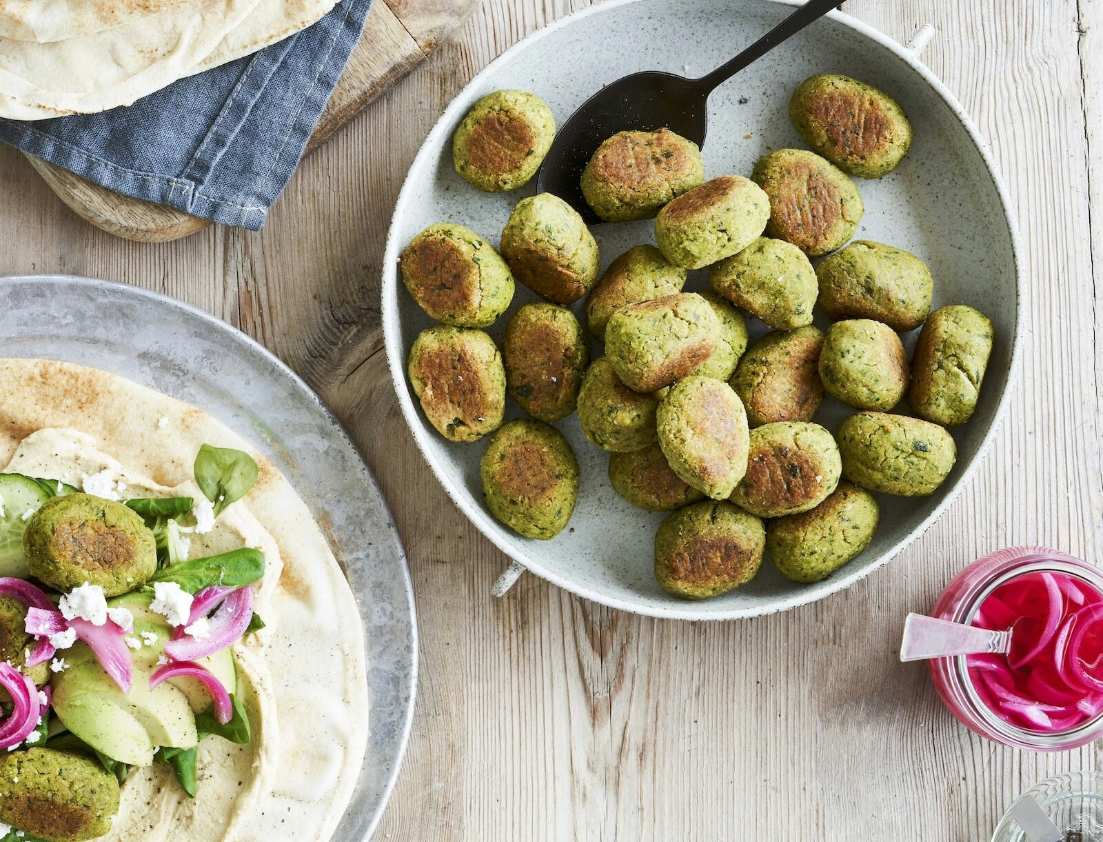 Falafel med dåse-kikærter