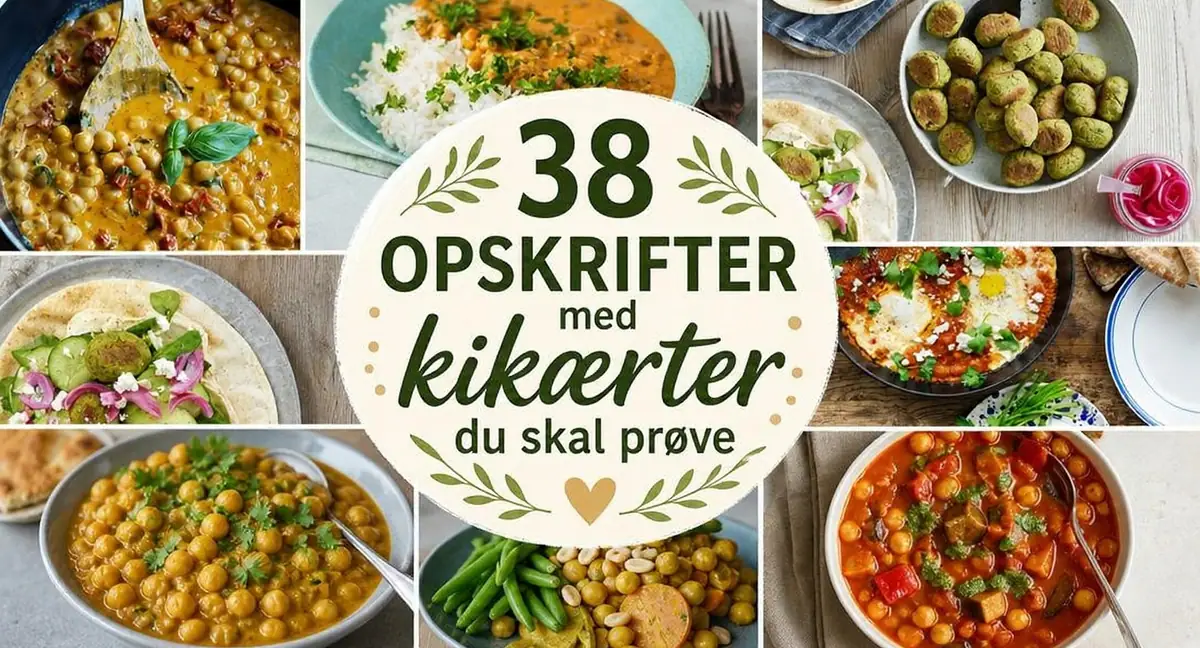 38 mættende opskrifter med kikærter