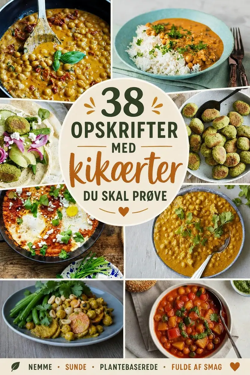 38 mættende opskrifter med kikærter