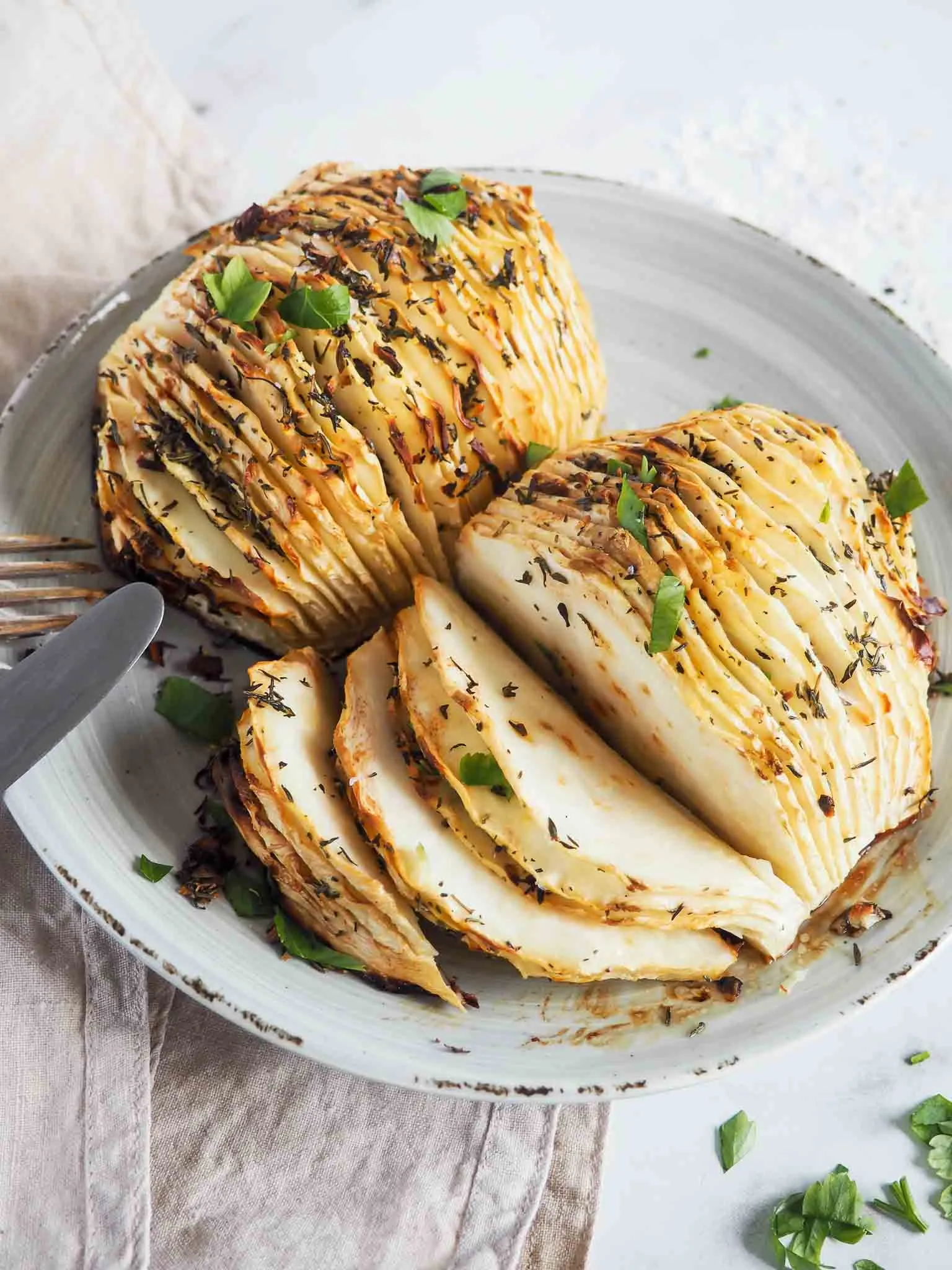 Hasselback knoldselleri