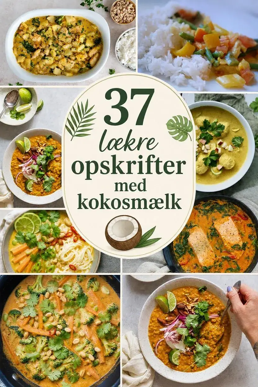 37 lækre opskrifter med kokosmælk