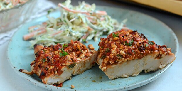 Nem kylling i karry i fad