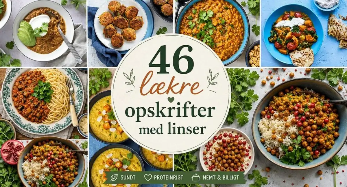 46 lækre opskrifter med linser