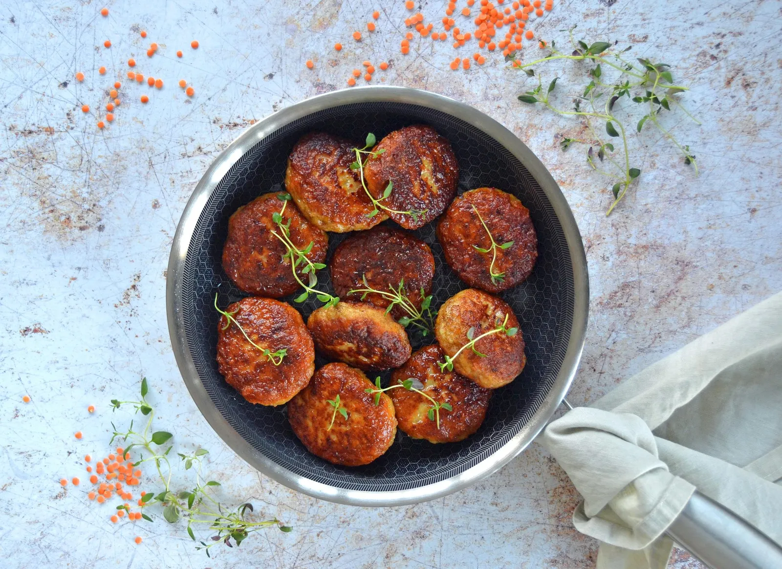Frikadeller med linser