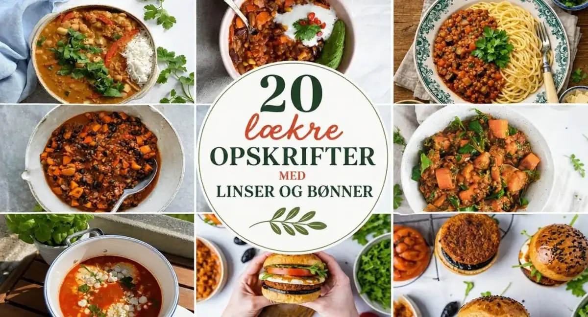 20 lækre opskrifter med linser og bønner