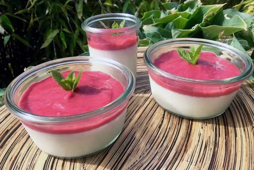 Panna cotta med mælk