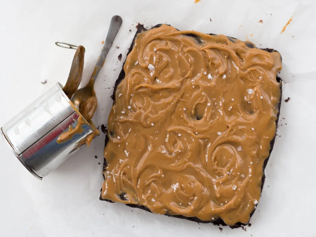 Saltet dulce de leche brownie