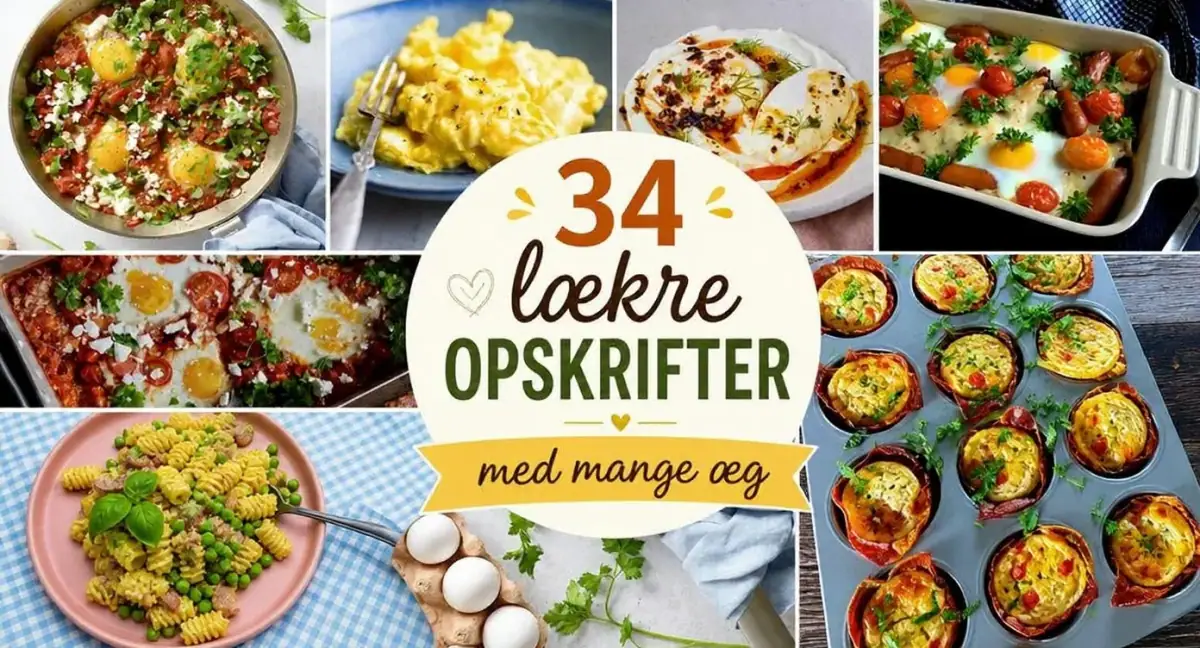 26 lækre opskrifter med mange æg