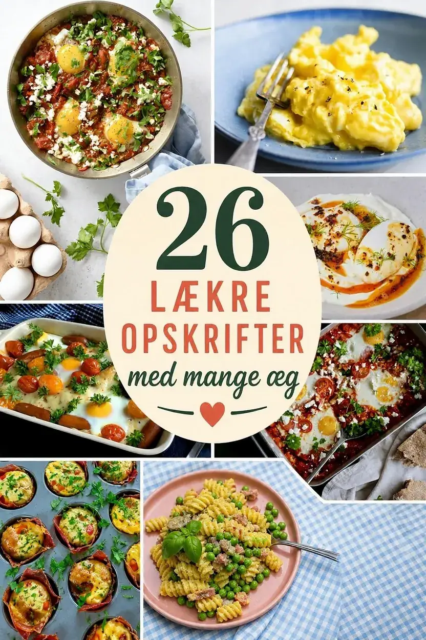 26 lækre opskrifter med mange æg