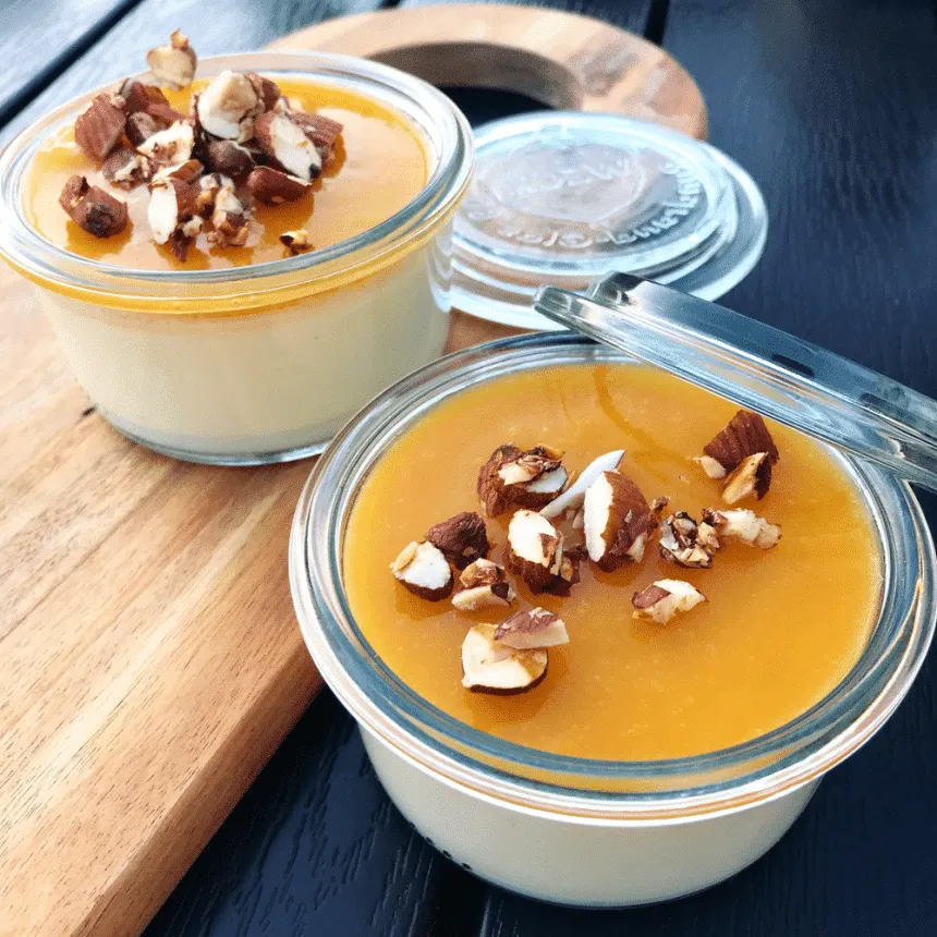 Panna cotta med mango