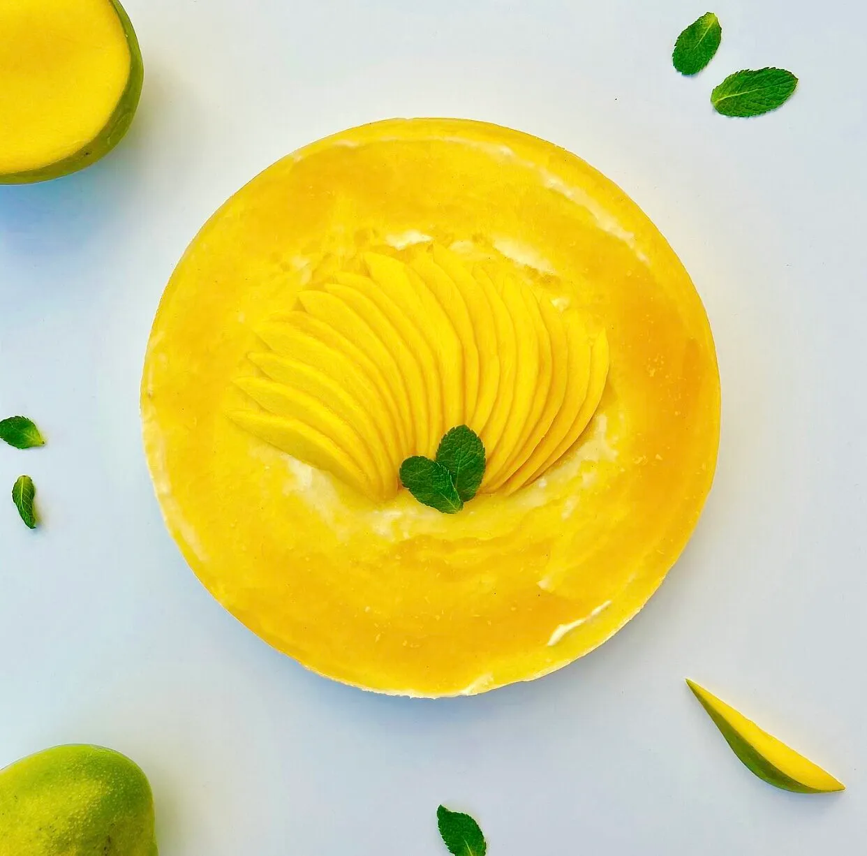 Mango cheesecake