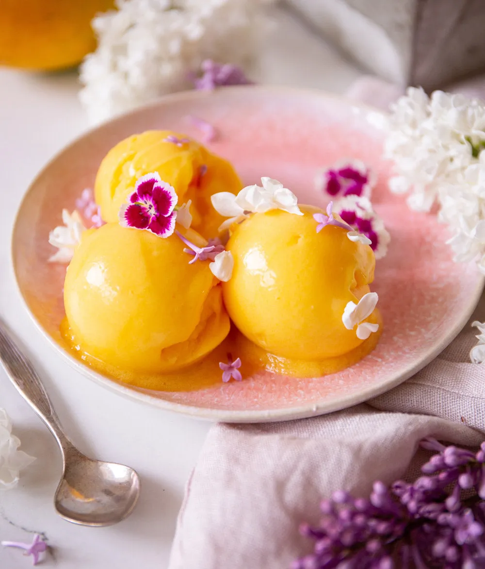 Mango-sorbet