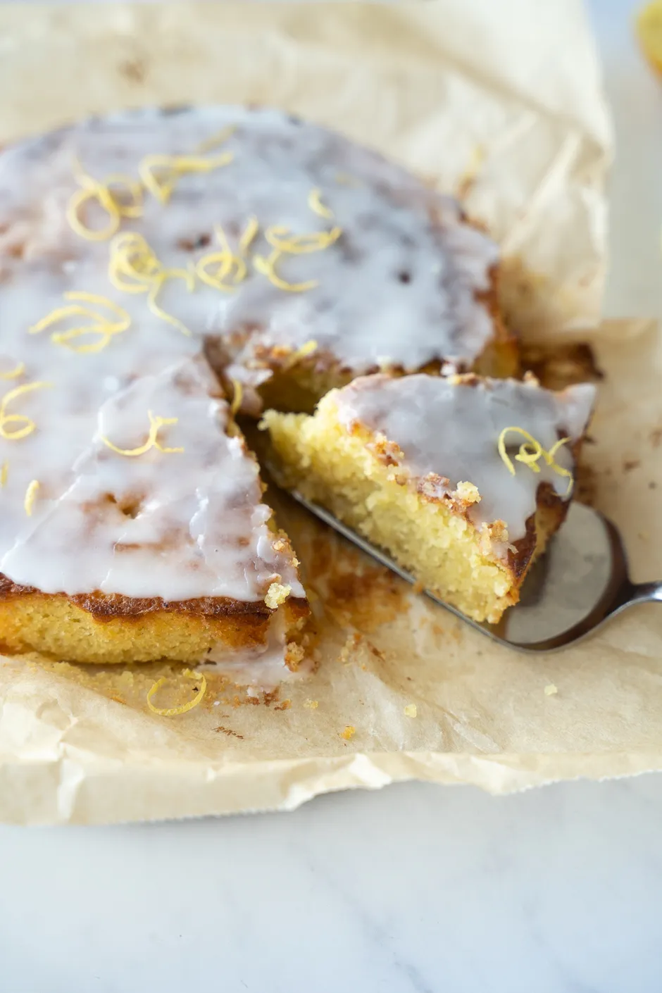 Citronmåne med marcipan