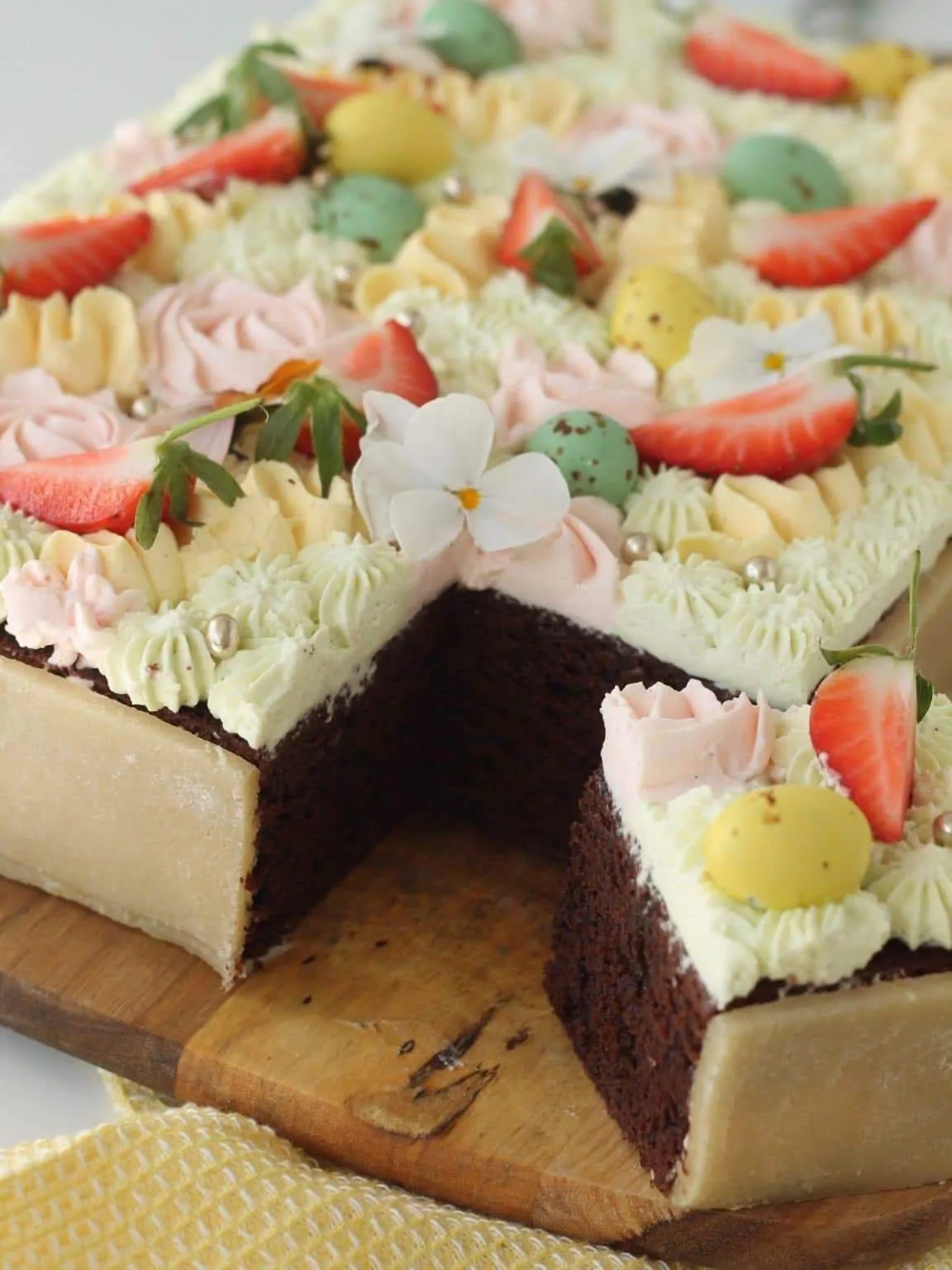 Mudcake med mascarponecreme