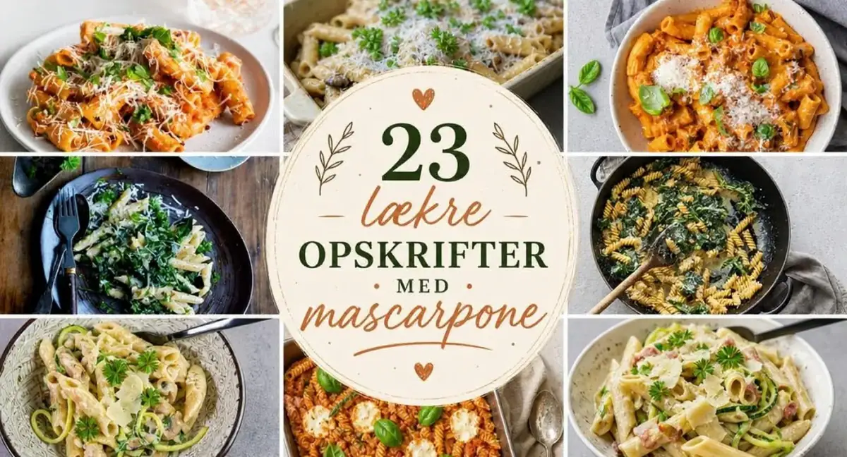 23 lækre opskrifter med mascarpone