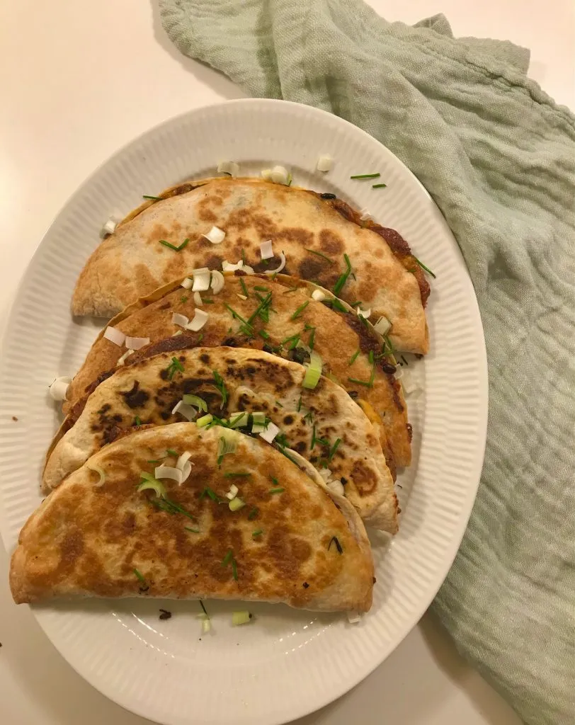 Enchiladas med sorte bønner