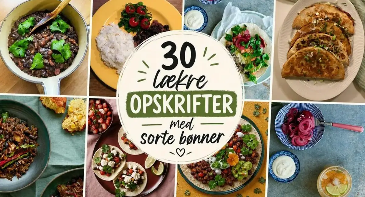 30 lækre opskrifter med sorte bønner