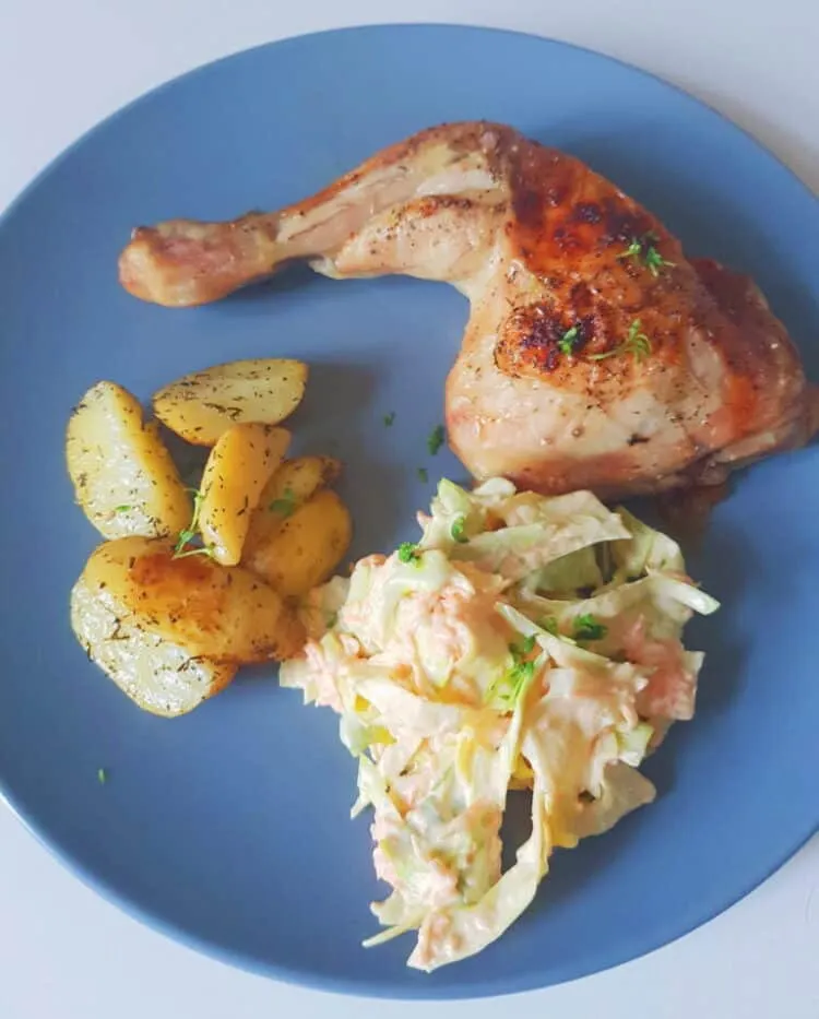 Kyllingelår med citron og timian