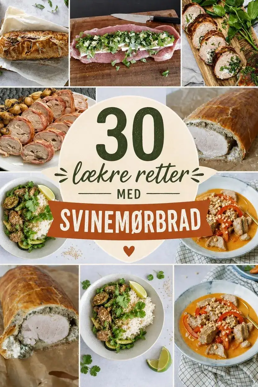30 lækre retter med svinemørbrad