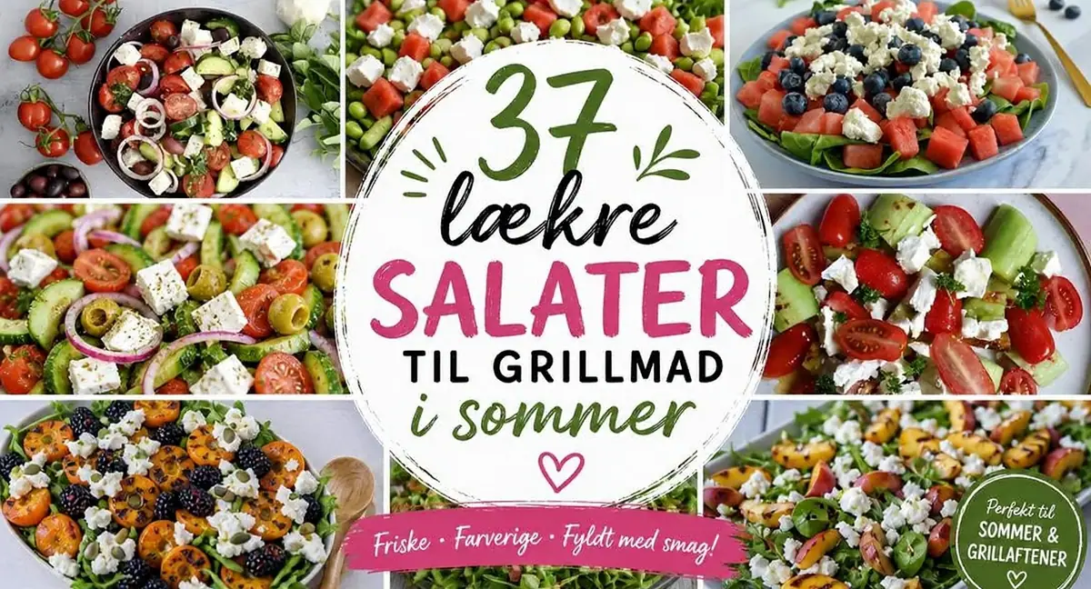 34 lækre salater til grillmad i sommer