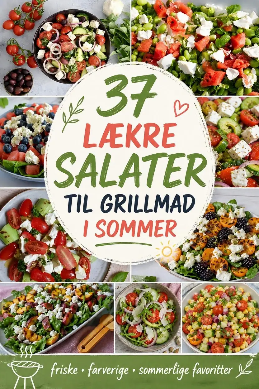 34 lækre salater til grillmad i sommer
