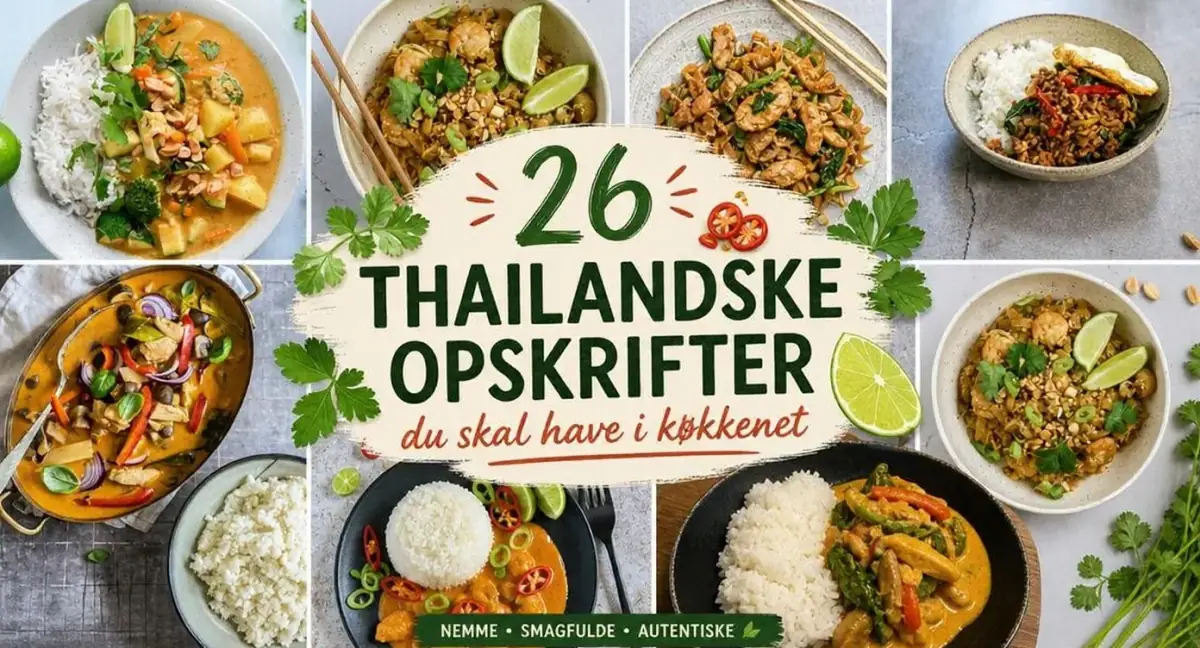 26 thailandske opskrifter du skal have i køkkenet