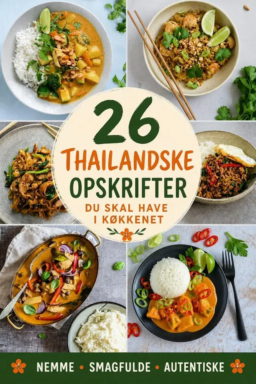 26 thailandske opskrifter du skal have i køkkenet